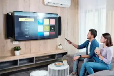 Smart TV repair specialist fixing WiFi and software issues